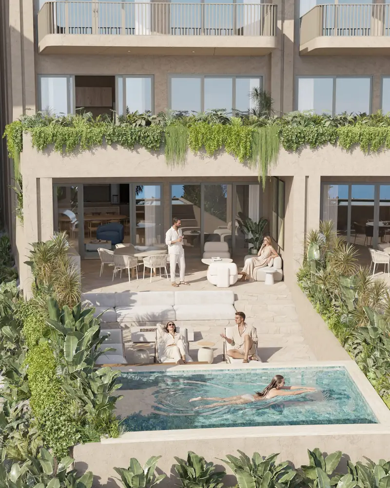 Pool Villa terrace with private plunge pool